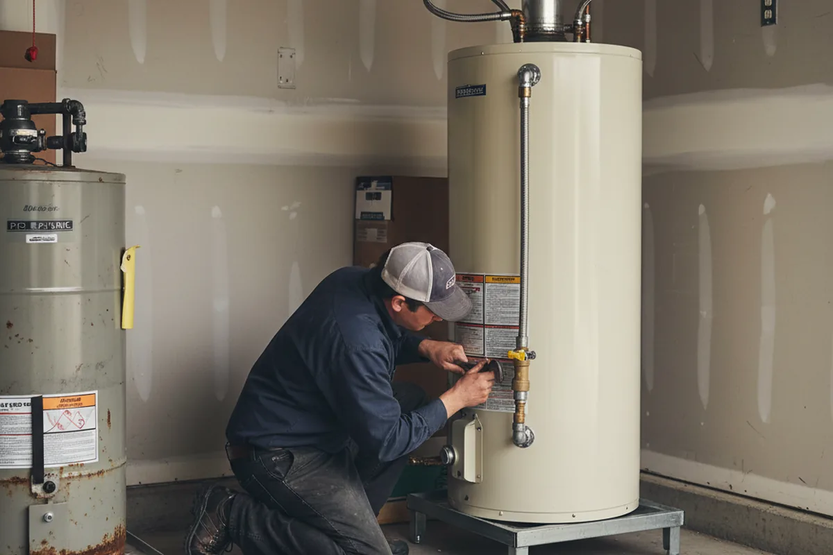 Water heater and shutoff valve replacement in Schuylkill Haven